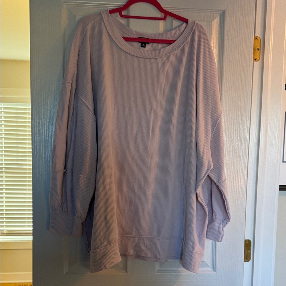 Torrid Lavender Sweatshirt Size 4. Washed but never worn.